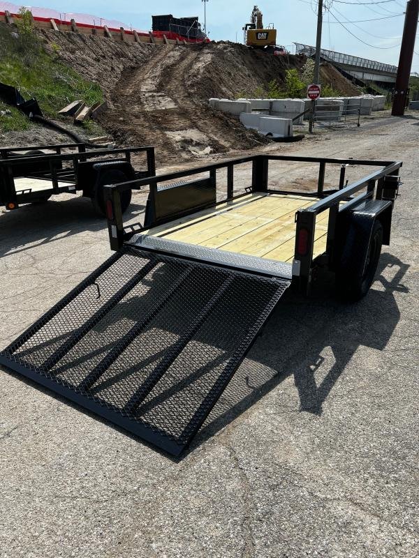 New 2026 Quality Steel 5X8 Single Axle Utility Trailer #251596