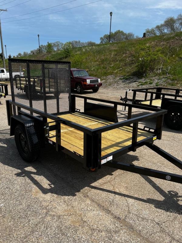 New 2026 Quality Steel 5X8 Single Axle Utility Trailer #251596