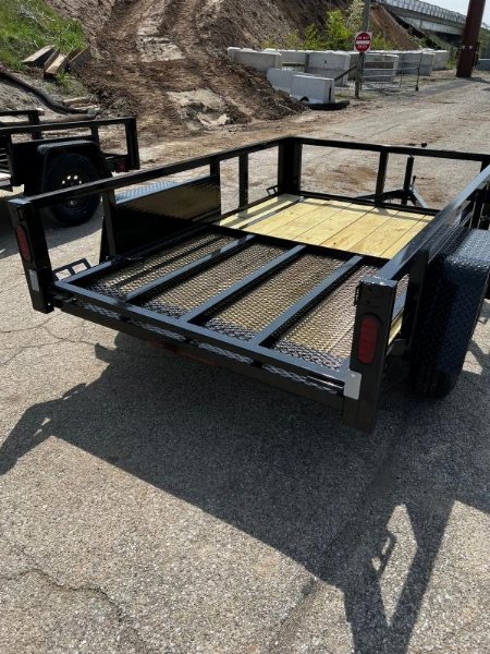 New 2026 Quality Steel 5X8 Single Axle Utility Trailer #251596