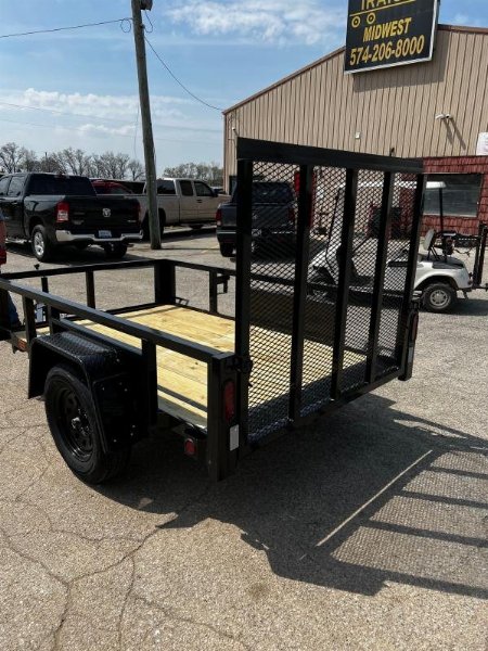 New 2026 Quality Steel 5X8 Single Axle Utility Trailer #251596
