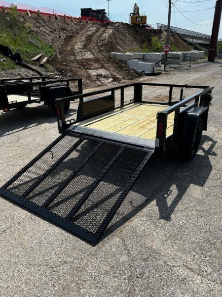 New 2026 Quality Steel 5X8 Single Axle Utility Trailer #251596