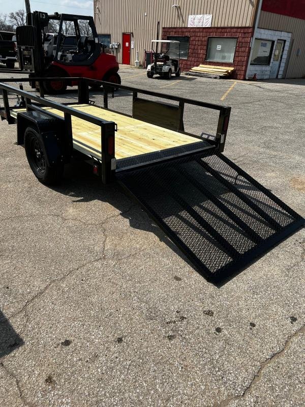 New 2026 Quality Steel 5X10 Single Axle Utility Trailer #251597