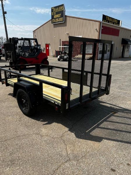 New 2026 Quality Steel 5X10 Single Axle Utility Trailer #251597