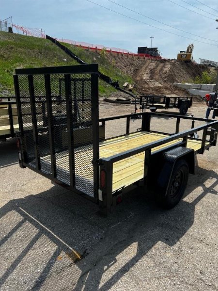 New 2026 Quality Steel 5X10 Single Axle Utility Trailer #251597