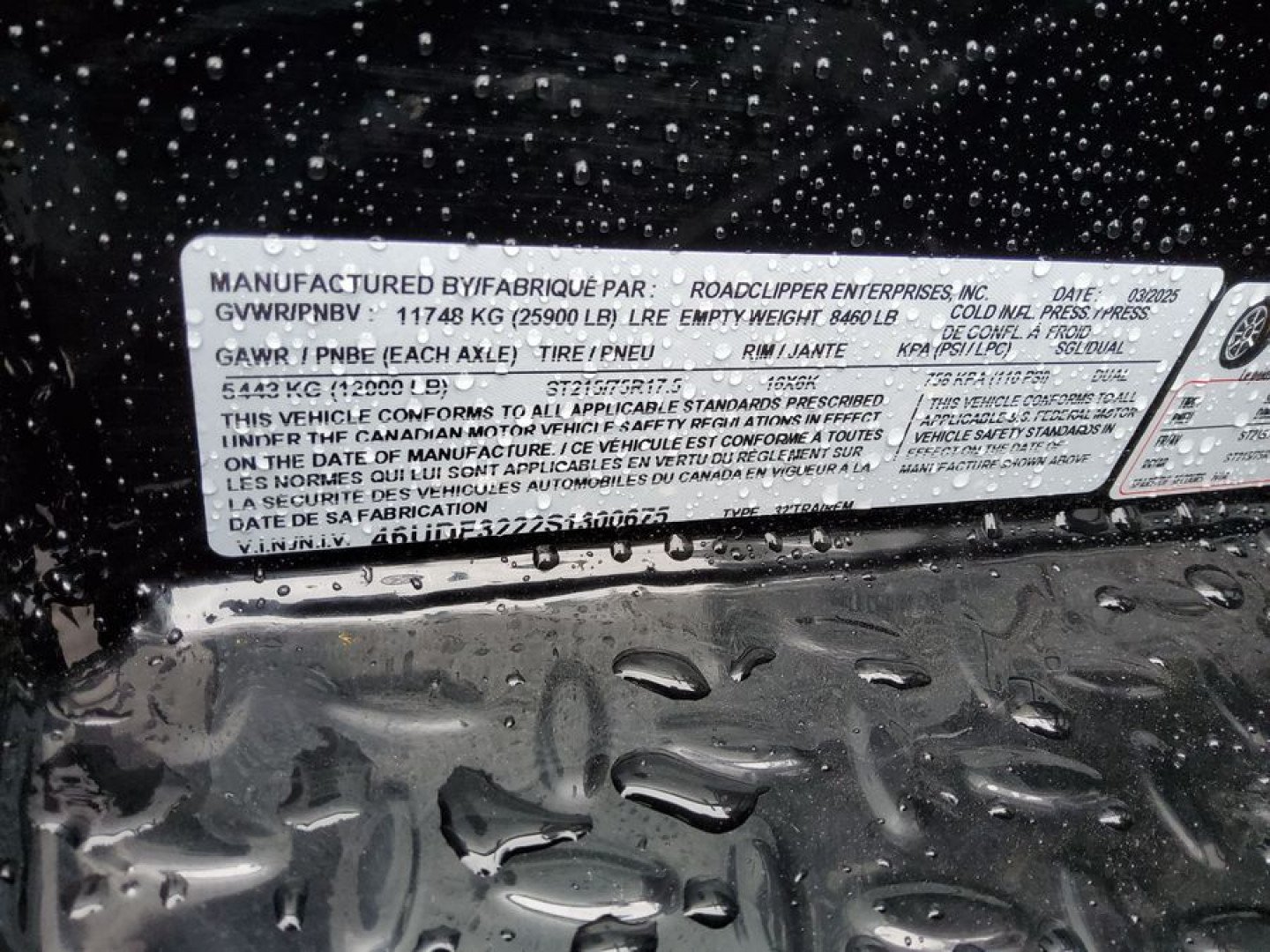 New (S1300675) 2025 Diamond C FMAX212