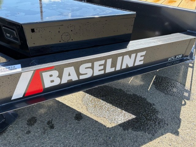 New 2025 HTL208 BASELINE Diamond C Trailers 82" X 22' SPLIT-TILT Equipment Trailer GRAY