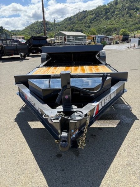 New 2025 HTL208 BASELINE Diamond C Trailers 82" X 22' SPLIT-TILT Equipment Trailer GRAY
