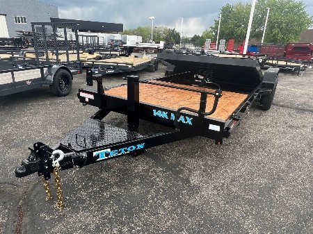 New 2025 Teton Trailer 83X22 14K Tilt Trailer