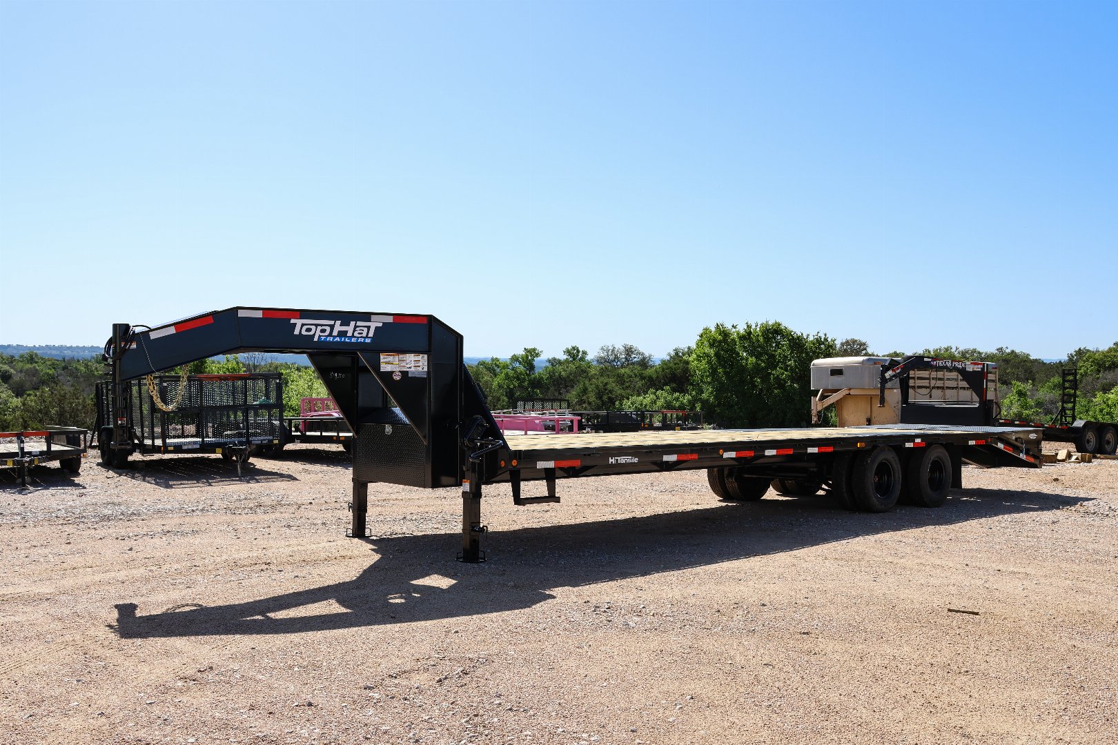 New 2025 Top Hat Trailers gn259-32x102-25.9e-g Deckover Trailer