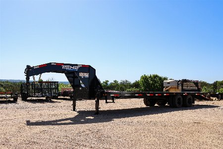 New 2025 Top Hat Trailers gn259-32x102-25.9e-g Deckover Trailer