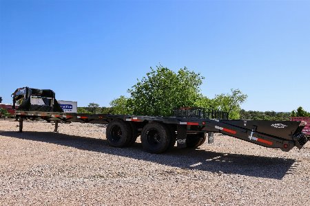 New 2025 Top Hat Trailers gn259-32x102-25.9e-g Deckover Trailer