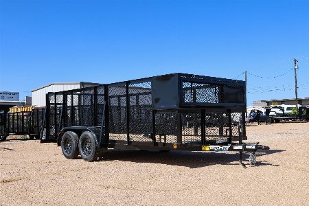 New 2025 Top Hat Trailers ls14x83-7e-r Landscape Trailer