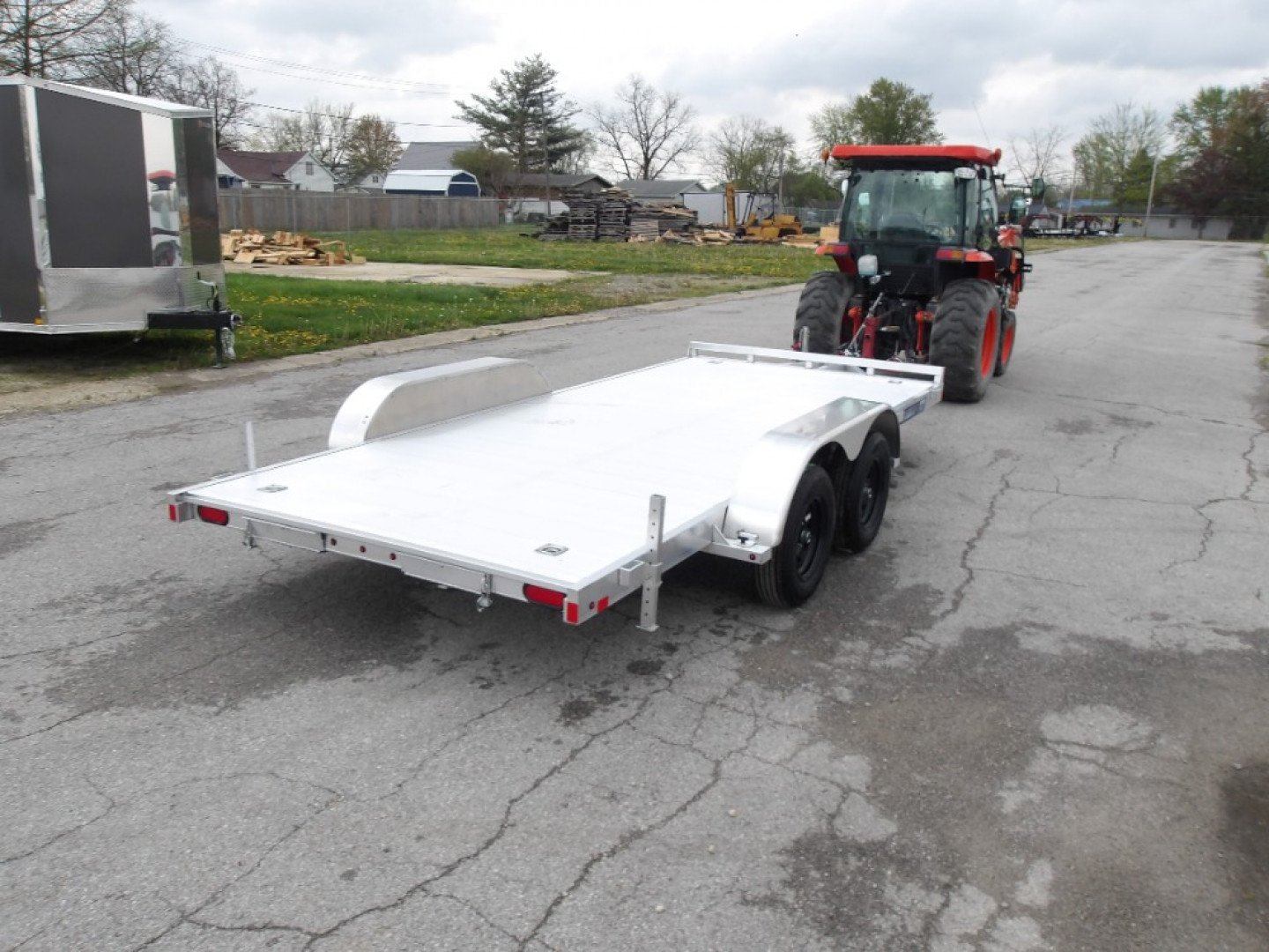 New 2026 Aluma 8216ESA-TA-EL-R-RTD Car Hauler