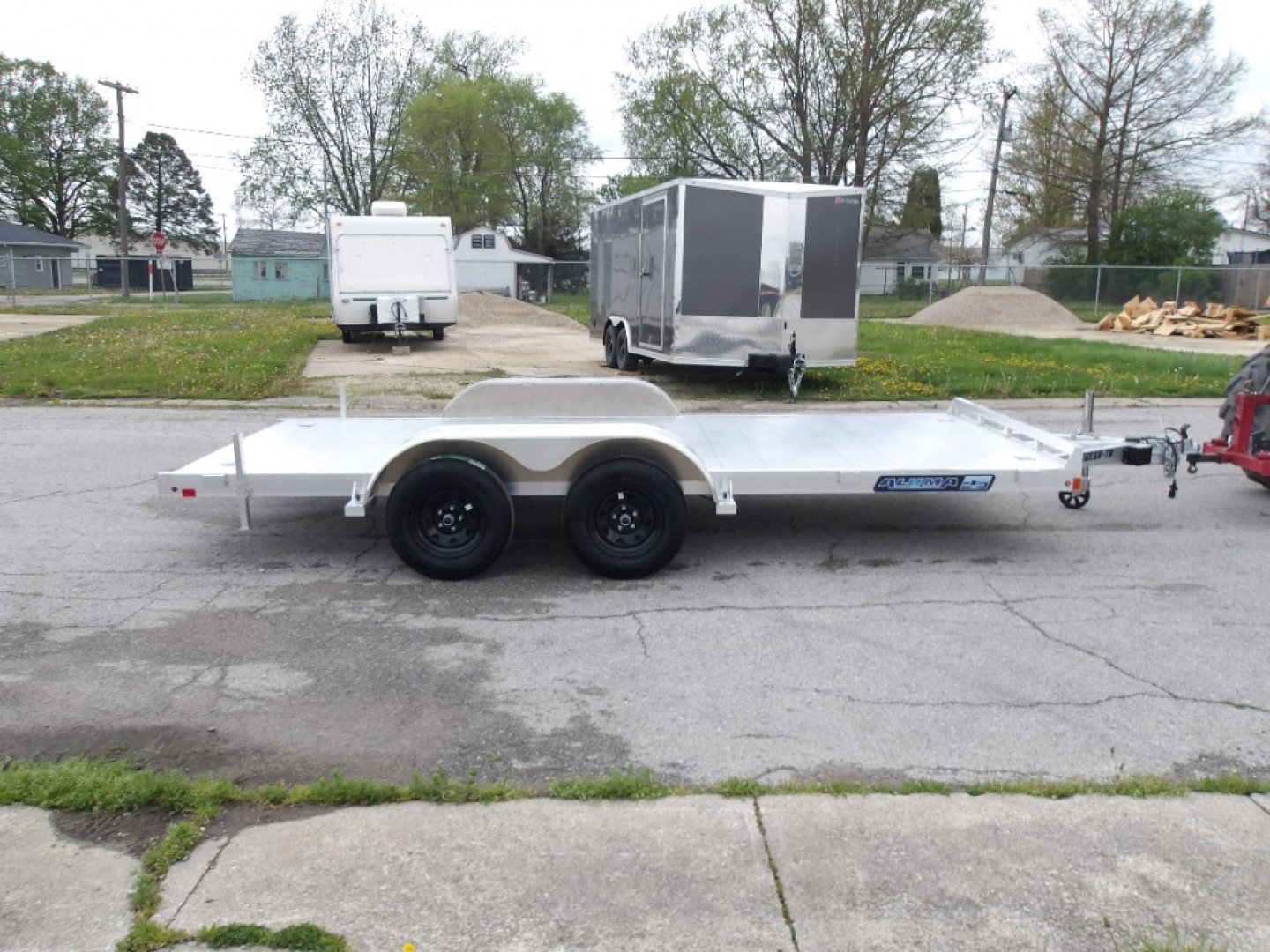 New 2026 Aluma 8216ESA-TA-EL-R-RTD Car Hauler