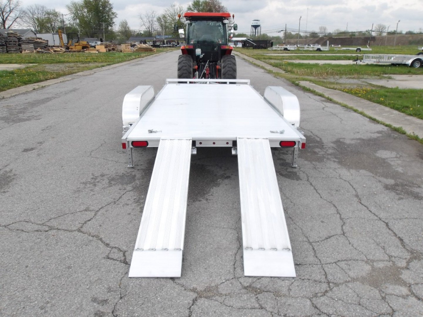 New 2026 Aluma 8216ESA-TA-EL-R-RTD Car Hauler