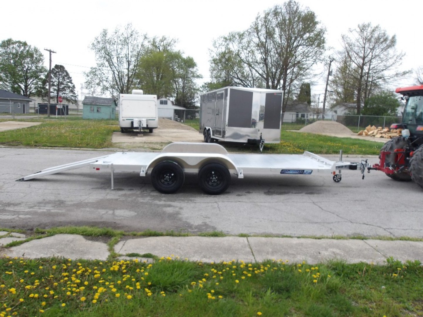 New 2026 Aluma 8216ESA-TA-EL-R-RTD Car Hauler
