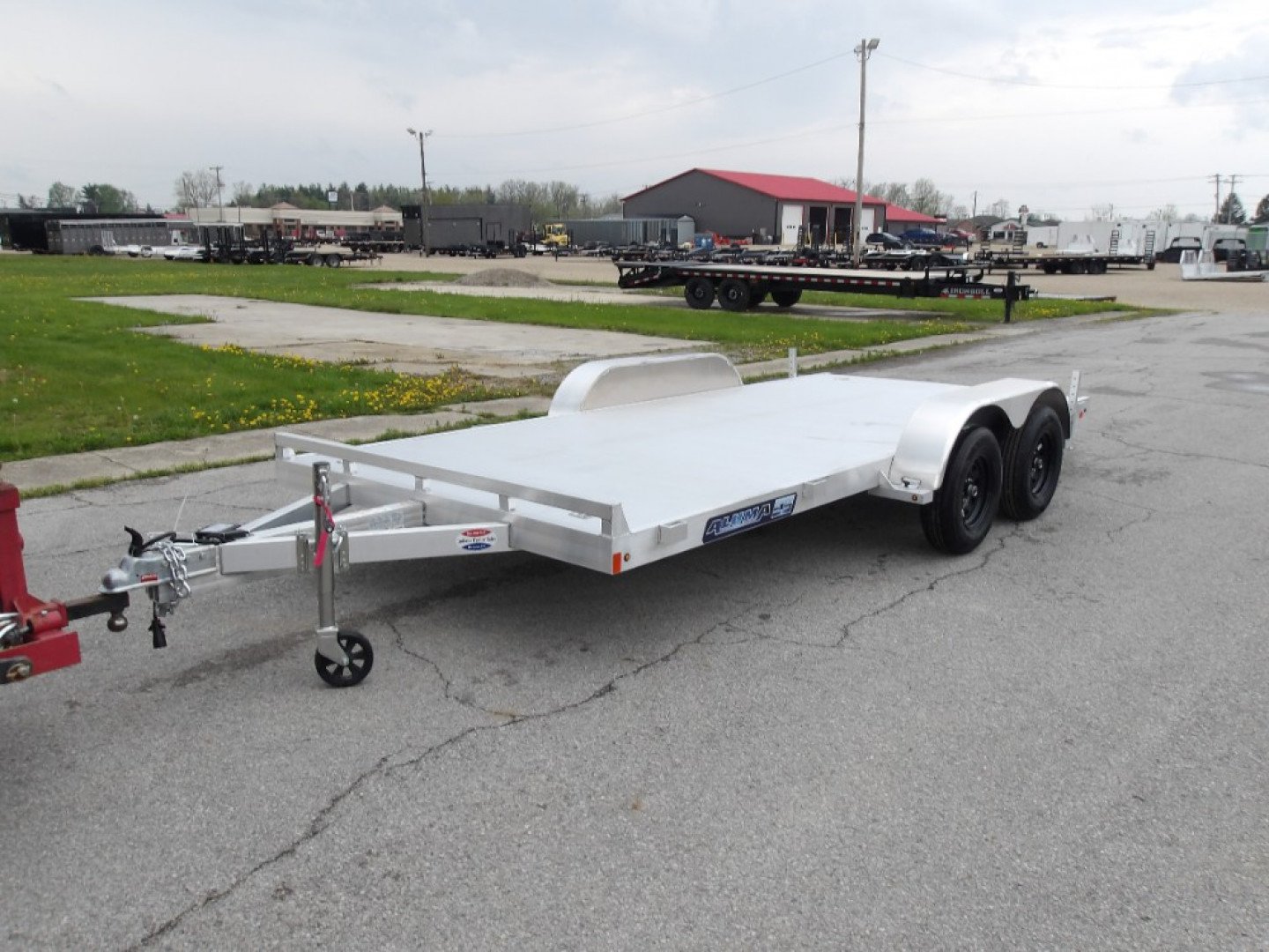 New 2026 Aluma 8216ESA-TA-EL-R-RTD Car Hauler