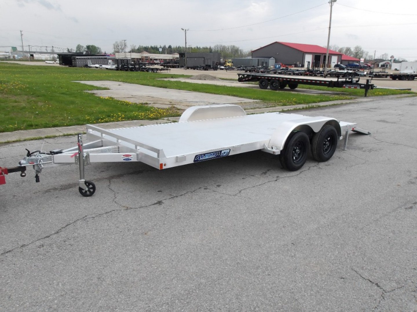 New 2026 Aluma 8216ESA-TA-EL-R-RTD Car Hauler