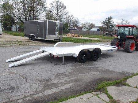 New 2026 Aluma 8216ESA-TA-EL-R-RTD Car Hauler