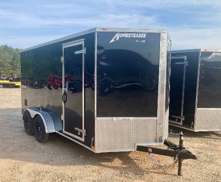 New 2025 Homesteader Trailer 7x14 Cargo / Enclosed Trailer 7k
