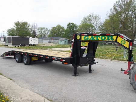 New 2025 Gatormade Trailers 20+5 Elite Gooseneck 24.9K Flatbed Trailer
