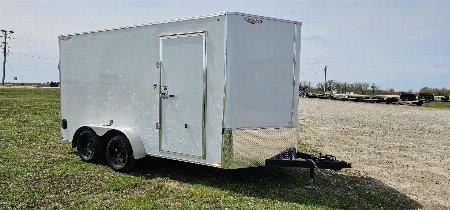 New 2025 H&H 7x14 Enclosed Trailer