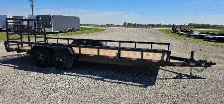 New 2025 H&H 82x20 10K Landscape/Utility Trailer