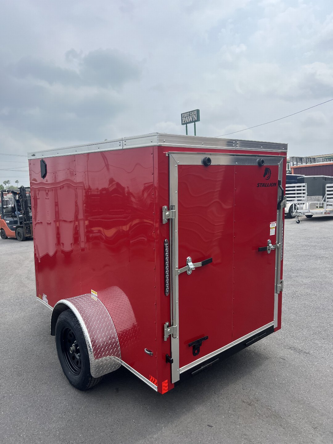 New 2025 Stallion Manufacturing LLC 5x8 SA Cargo / Enclosed Trailer