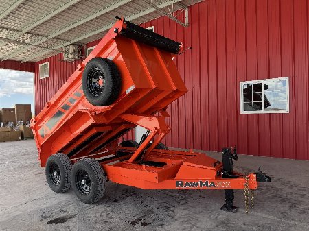 New 2025 RawMaxx SDX 5X10 TANDEM AXLE 10K DUMP TRAILER Dump Trailer