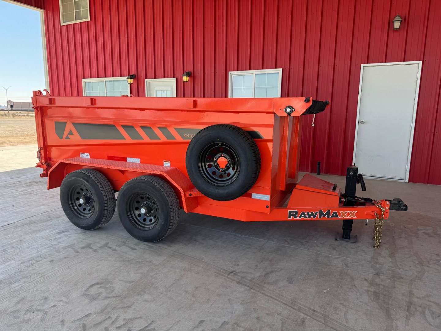 New 2025 RawMaxx SDX 5X10 TANDEM AXLE 10K DUMP TRAILER Dump Trailer