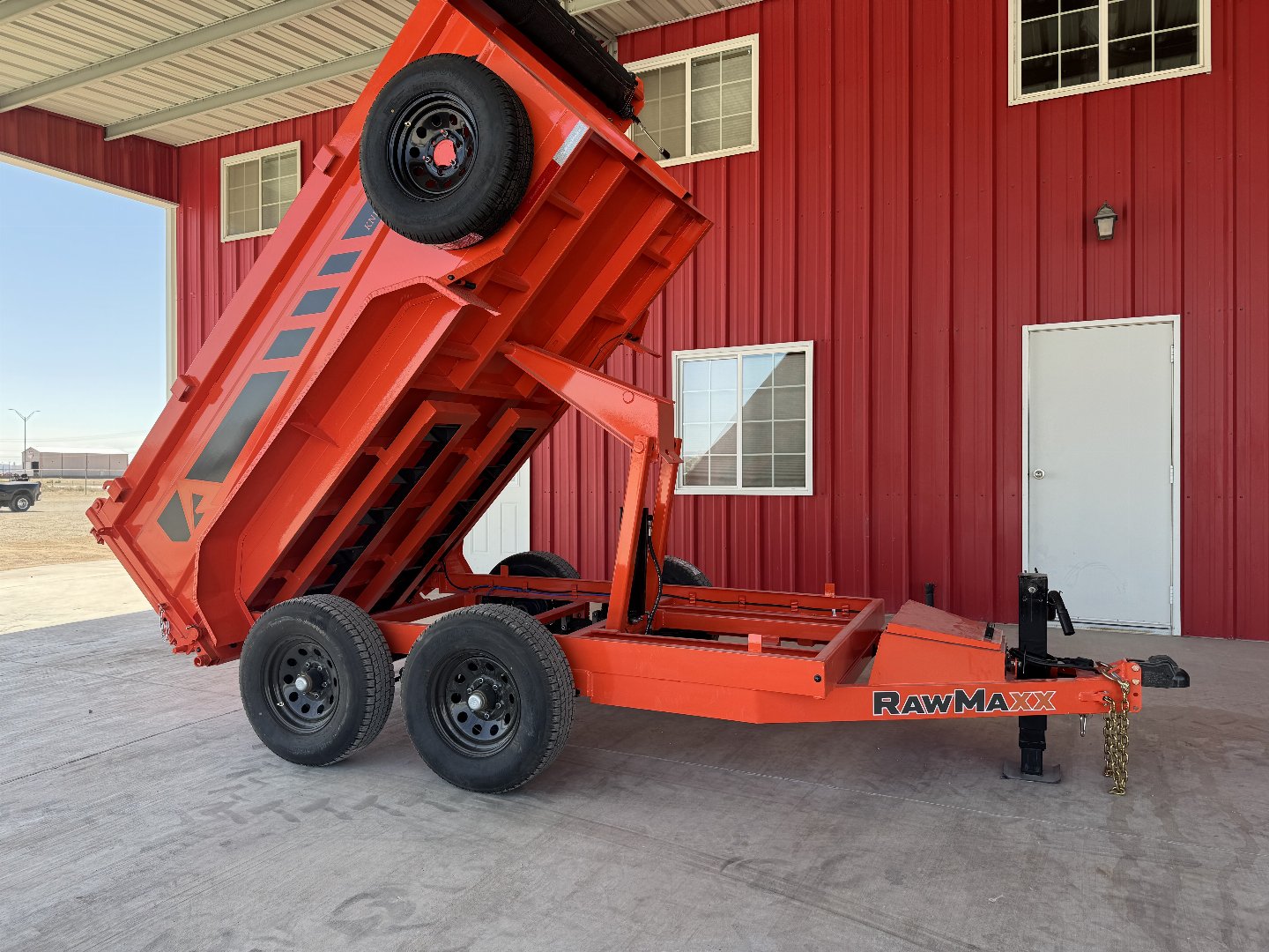 New 2025 RawMaxx SDX 5X10 TANDEM AXLE 10K DUMP TRAILER Dump Trailer
