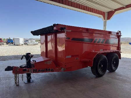 New 2025 RawMaxx SDX 5X10 TANDEM AXLE 10K DUMP TRAILER Dump Trailer