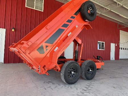 New 2025 RawMaxx SDX 5X10 TANDEM AXLE 10K DUMP TRAILER Dump Trailer