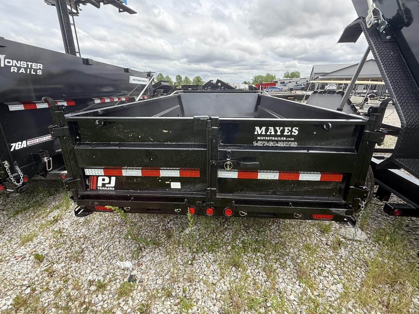 New 2026 PJ Trailers DT142 Dump Trailer 83X14 VOYAGER TA TELESCOPIC (GVW:14000) BLACK