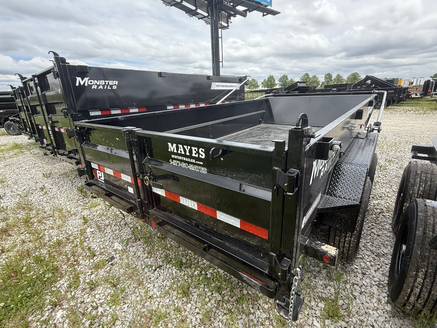 New 2026 PJ Trailers DT142 Dump Trailer 83X14 VOYAGER TA TELESCOPIC (GVW:14000) BLACK