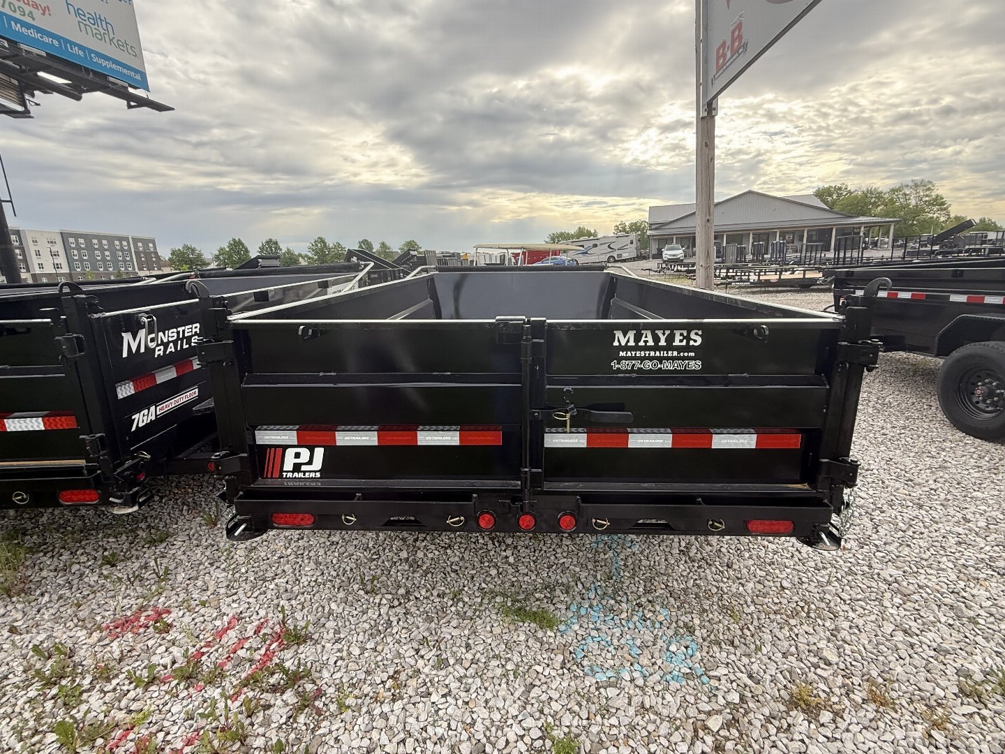 New 2026 PJ Trailers DT142 Dump Trailer 83X14 VOYAGER TA TELESCOPIC (GVW:14000) BLACK