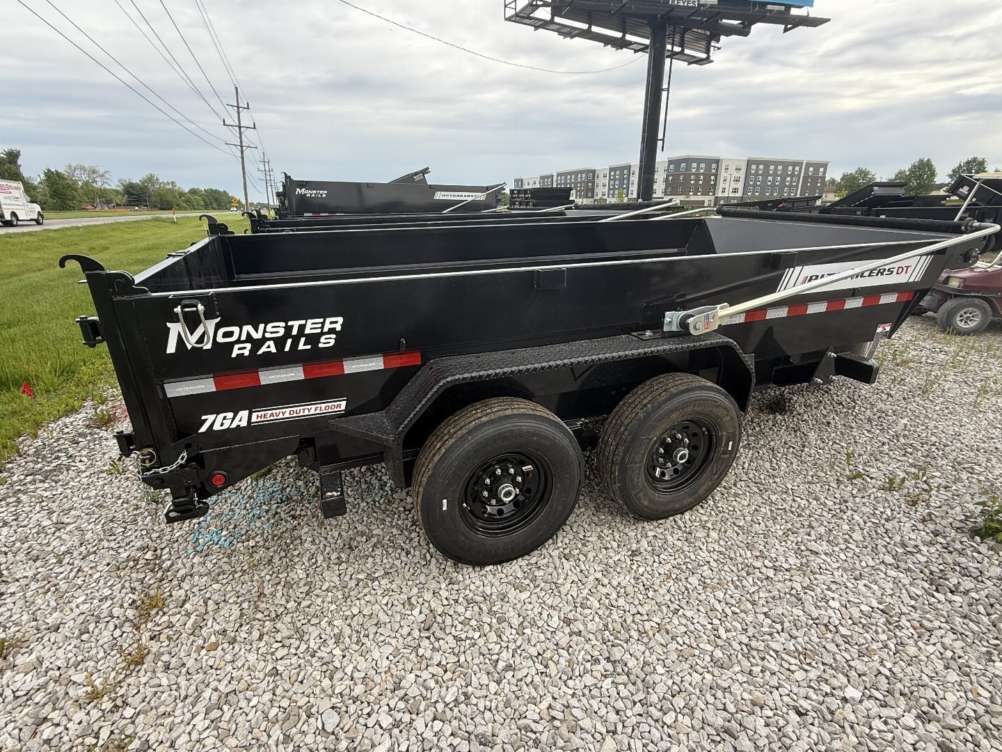 New 2026 PJ Trailers DT142 Dump Trailer 83X14 VOYAGER TA TELESCOPIC (GVW:14000) BLACK