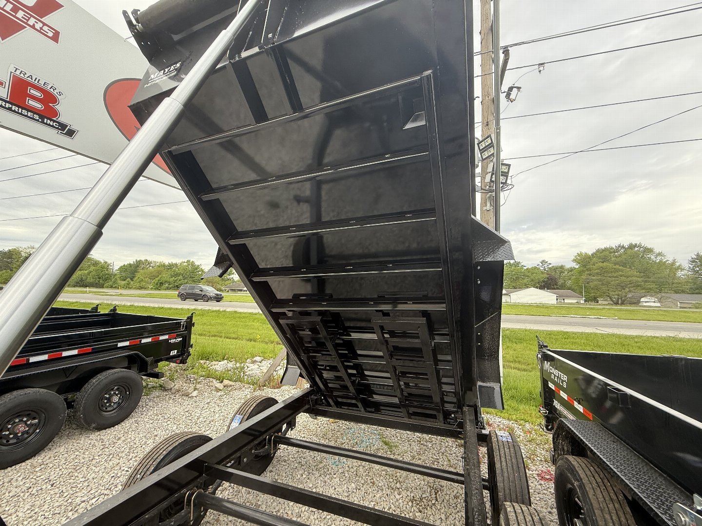 New 2026 PJ Trailers DT142 Dump Trailer 83X14 VOYAGER TA TELESCOPIC (GVW:14000) BLACK
