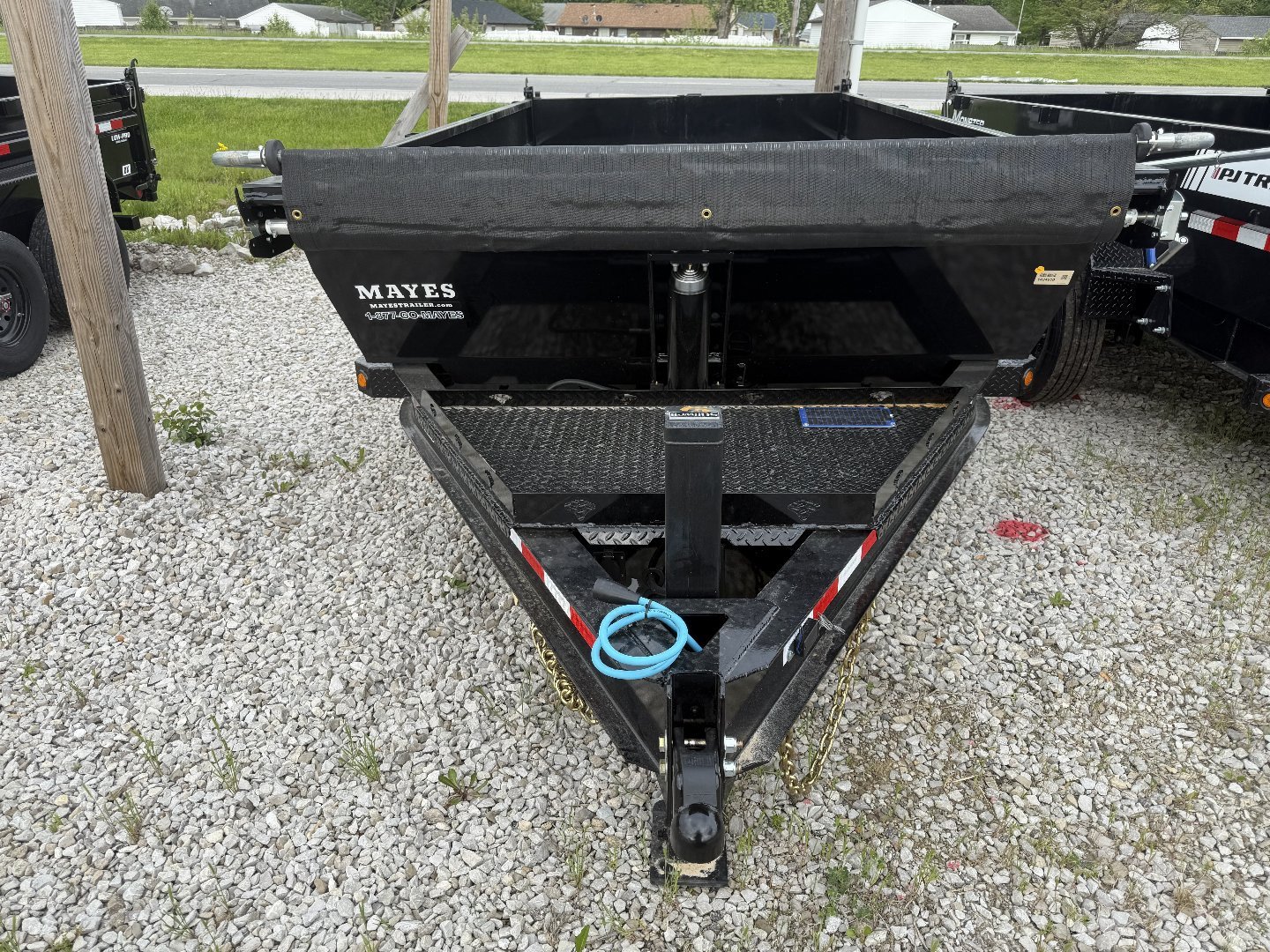 New 2026 PJ Trailers DT142 Dump Trailer 83X14 VOYAGER TA TELESCOPIC (GVW:14000) BLACK