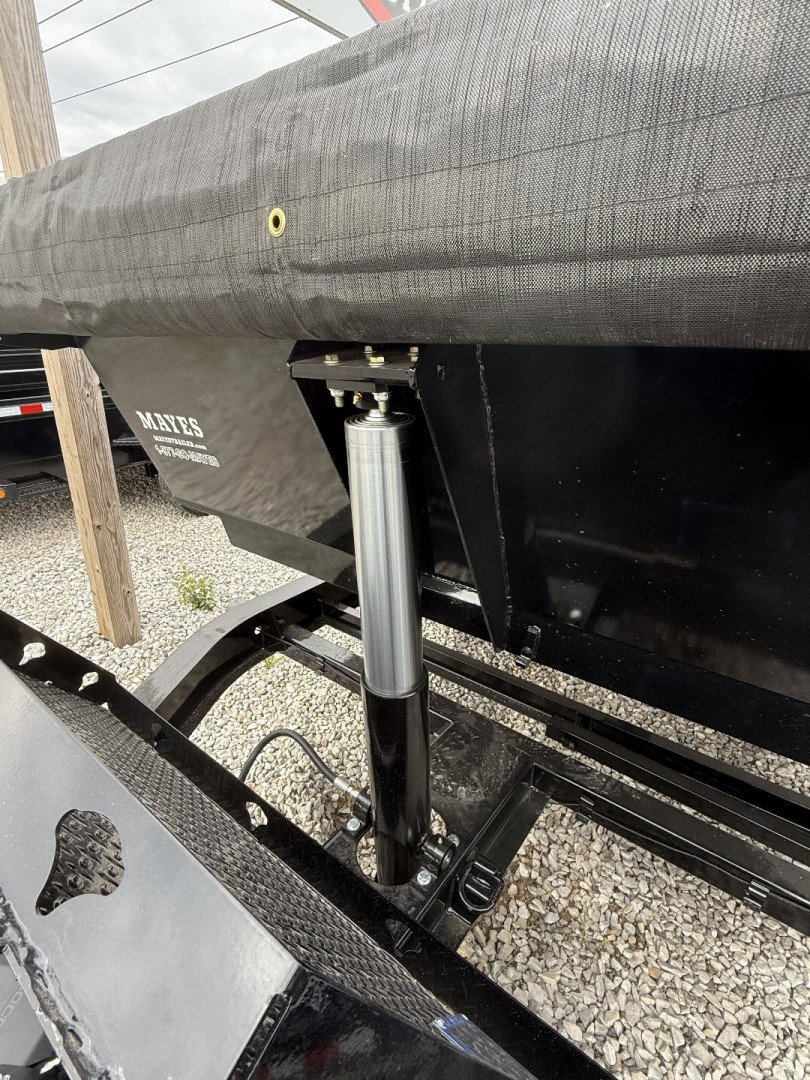 New 2026 PJ Trailers DT142 Dump Trailer 83X14 VOYAGER TA TELESCOPIC (GVW:14000) BLACK