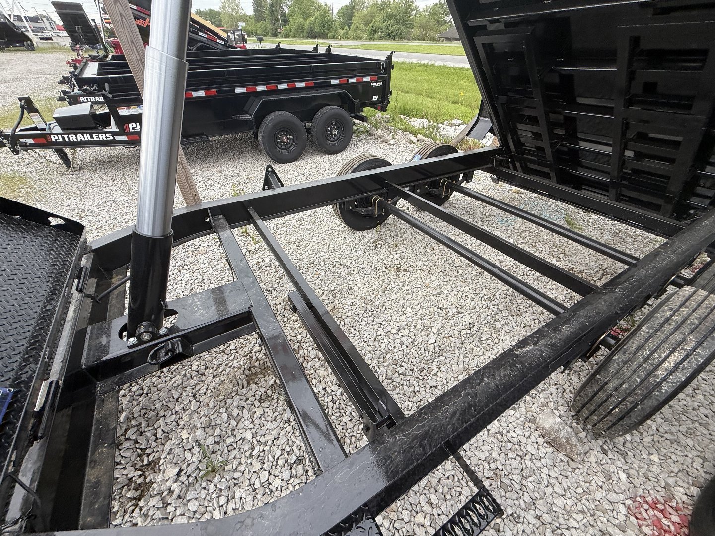 New 2026 PJ Trailers DT142 Dump Trailer 83X14 VOYAGER TA TELESCOPIC (GVW:14000) BLACK