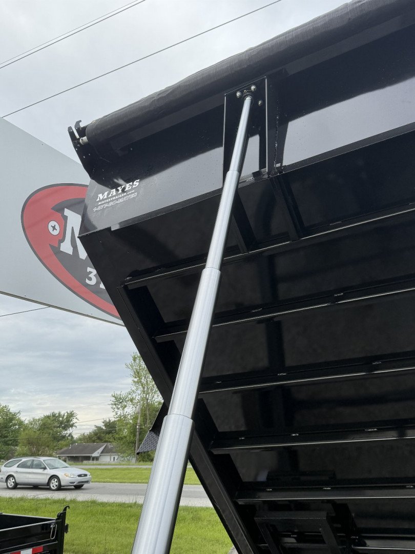 New 2026 PJ Trailers DT142 Dump Trailer 83X14 VOYAGER TA TELESCOPIC (GVW:14000) BLACK