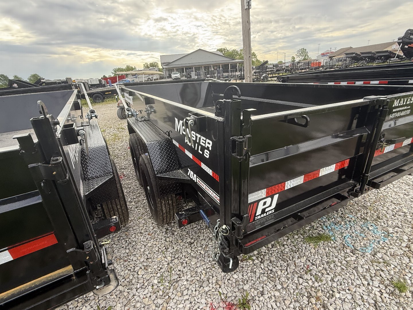 New 2026 PJ Trailers DT142 Dump Trailer 83X14 VOYAGER TA TELESCOPIC (GVW:14000) BLACK