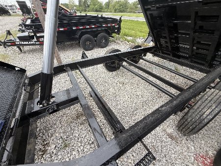 New 2026 PJ Trailers DT142 Dump Trailer 83X14 VOYAGER TA TELESCOPIC (GVW:14000) BLACK