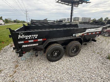 New 2026 PJ Trailers DT142 Dump Trailer 83X14 VOYAGER TA TELESCOPIC (GVW:14000) BLACK