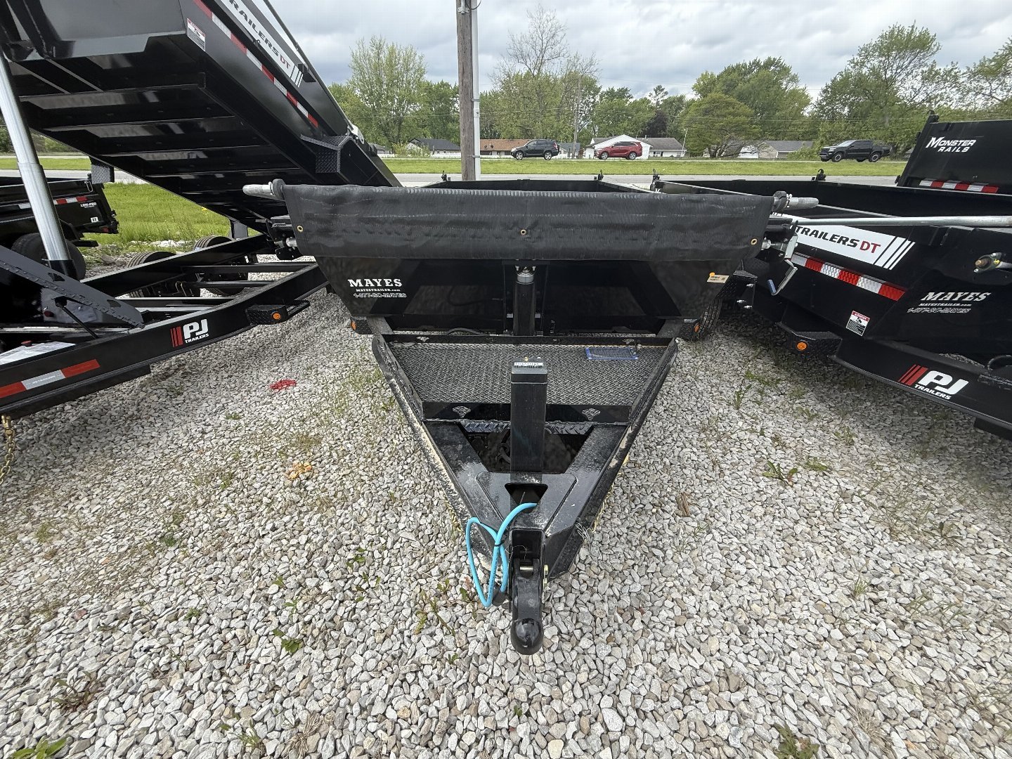New 2026 PJ Trailers DT142 Dump Trailer 83X14 VOYAGER TA TELESCOPIC (GVW:14000) BLACK