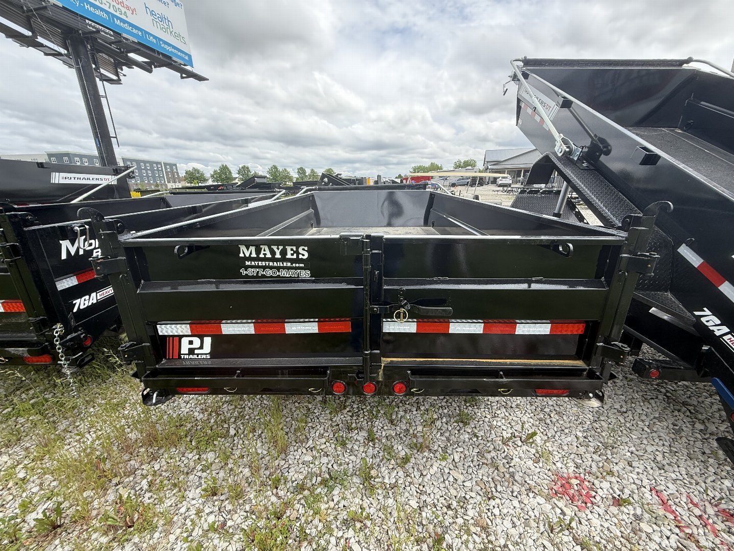 New 2026 PJ Trailers DT142 Dump Trailer 83X14 VOYAGER TA TELESCOPIC (GVW:14000) BLACK