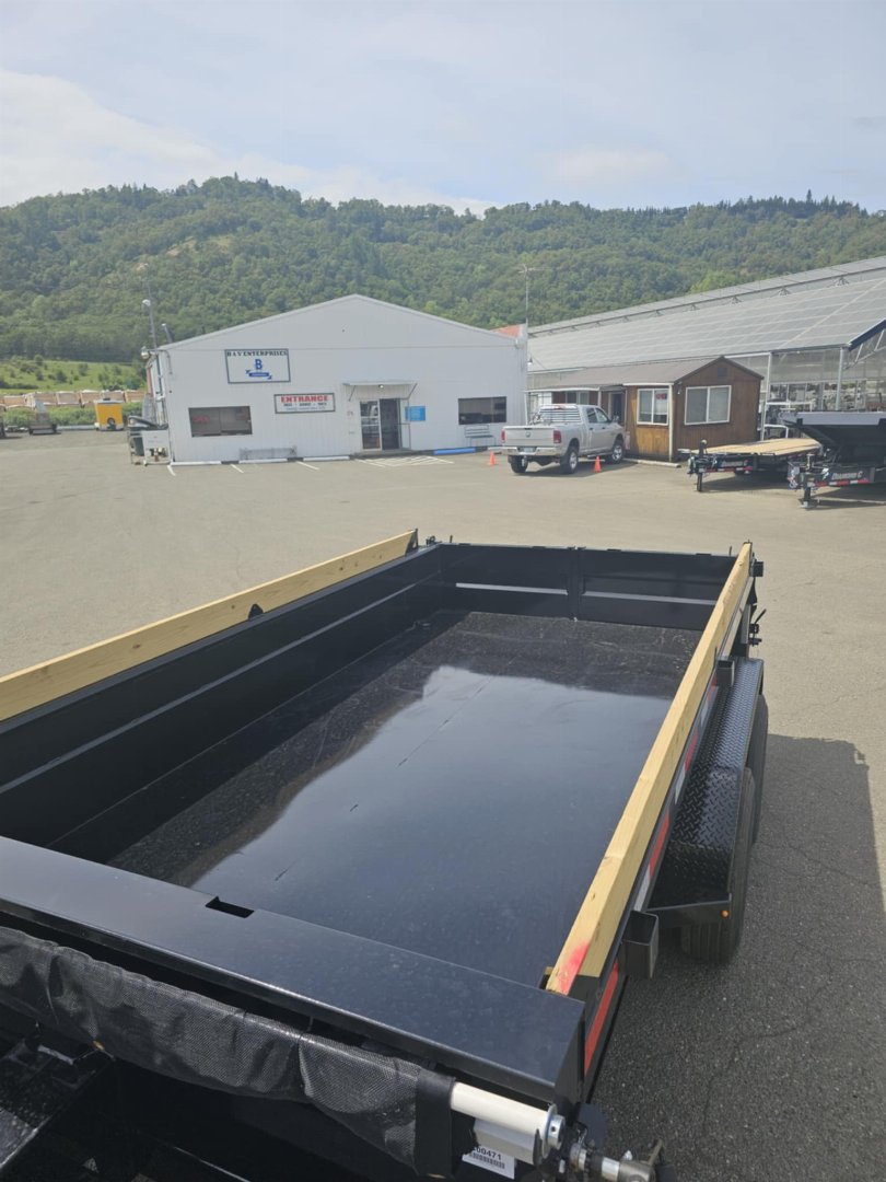 New 2025 Baseline DIAMOND C HDU208 16K 82" X 14' Dump Trailer ONYX BLACK