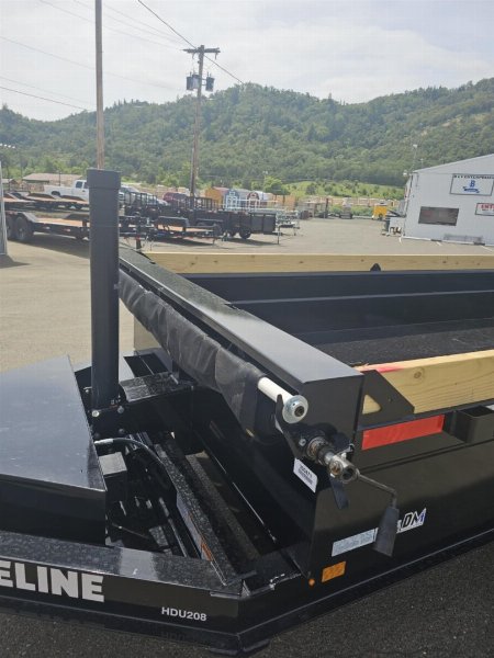 New 2025 Baseline DIAMOND C HDU208 16K 82" X 14' Dump Trailer ONYX BLACK