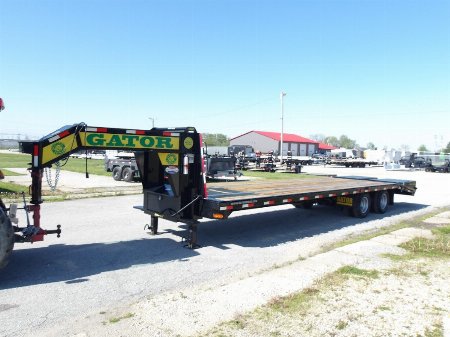 New 2025 Gatormade Trailers 25+5 Gooseneck 24.9K Flatbed Trailer
